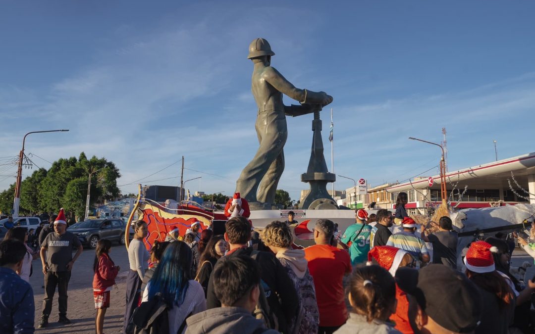 Papá Noel continúa llevando alegría por la zona norte de la provincia