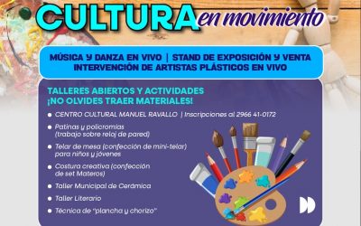 “Cultura en Movimiento»: una jornada con arte, música y talleres en el gimnasio Benjamín Verón