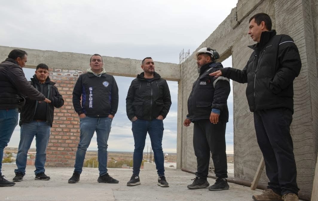Avance de obras en Las Heras: el Sindicato fortalece su presencia territorial con infraestructura propia