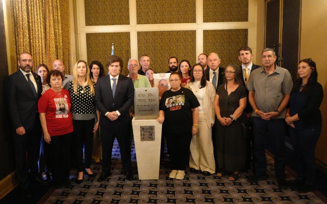 Javier Milei se reunió con familiares de argentinos secuestrados por Hamas