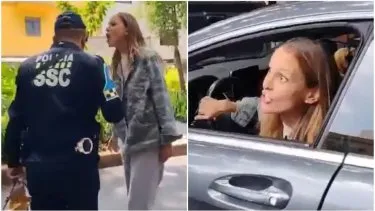 Lady Racista, la argentina denunciada en México por insultar a un agente de tránsito