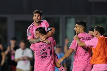 MESSI EXPLOTÓ EN EL TRIUNFO AGÓNICO DE MIAMI Y SE LO FESTEJÓ EN LA CARA AL ZORRO CÓCCARO