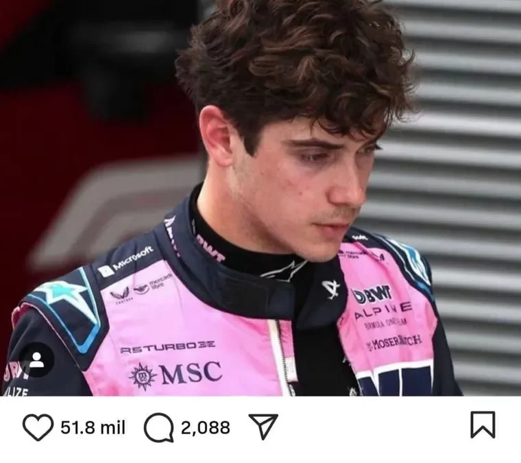 FRANCO COLAPINTO PUSO LA CARA POR EL DESASTROZO FIN DE SEMANA DE ALPINE