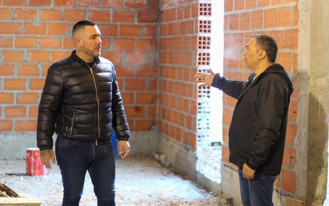 Avanza a paso firme la construcción del quincho del Polideportivo de SIPGER en Las Heras: un nuevo espacio para más de 200 personas