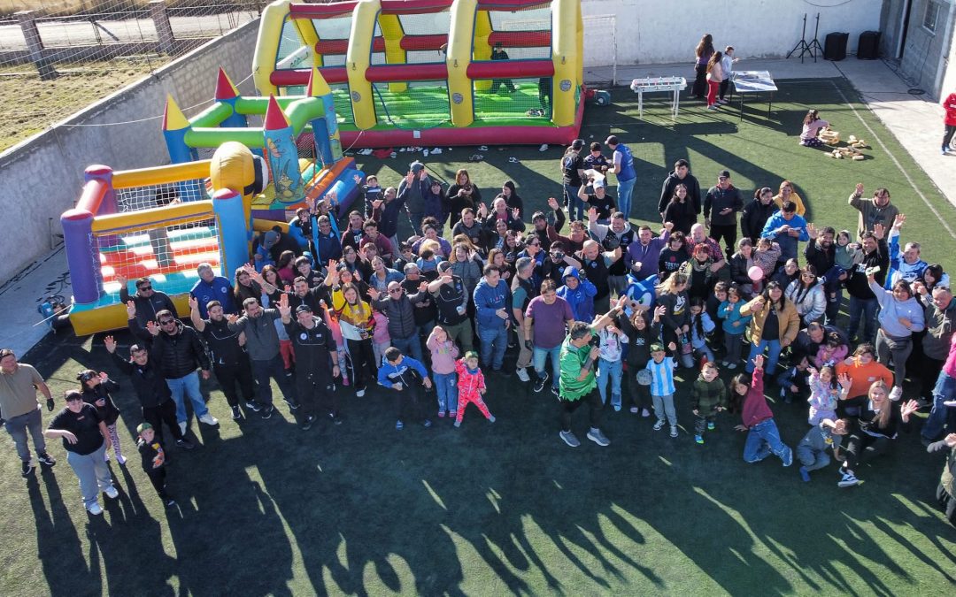 Gran festejo por el Día del Niño en Sarmiento junto al SIPGER y la Mutual 12 de Septiembre
