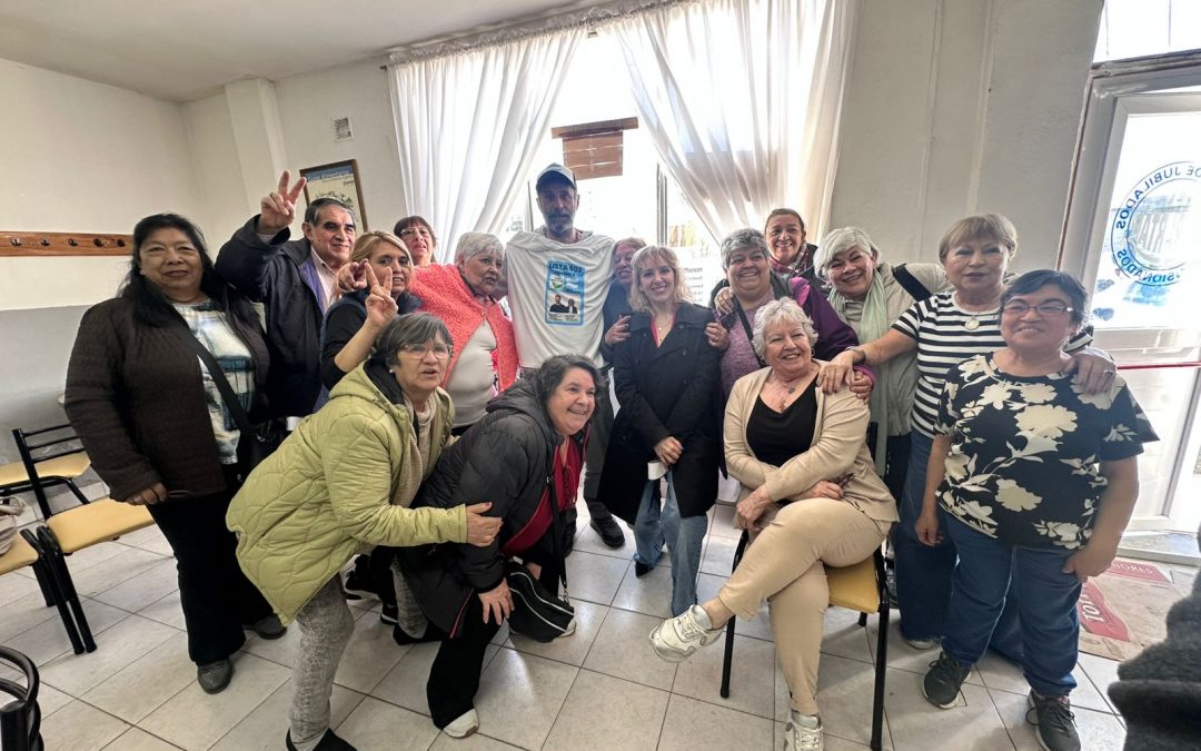 COMERCIANTES, JUBILADOS Y VECINOS Intensa agenda de Molina y Lanesan en Río Gallegos