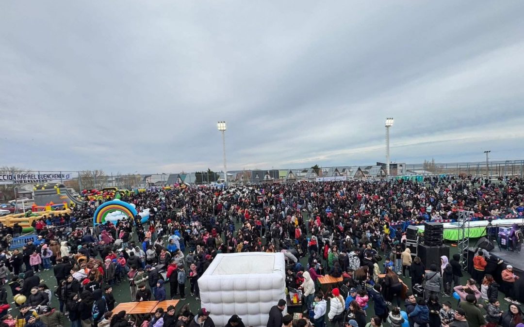 Güenchenen organizó el festejo del Día del Niño más convocante en Río Gallegos: Más 15 mil personas