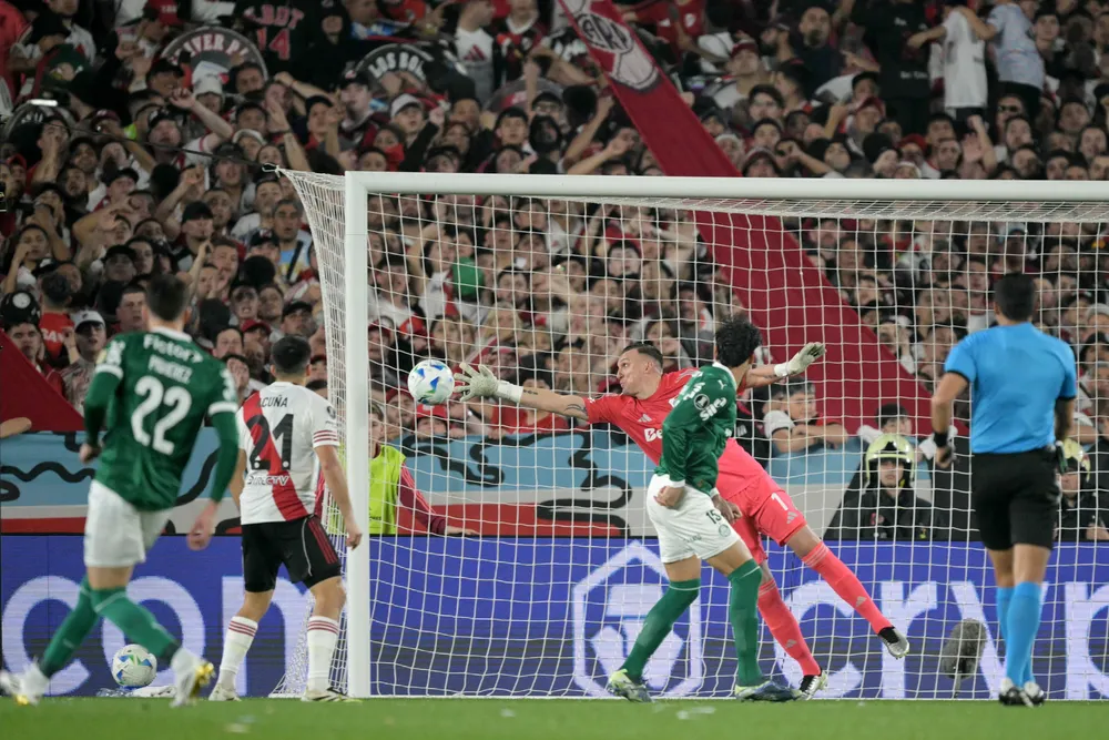 River perdió 2 a 1 perdió en la ida con Palmeiras y llave abierta para la vuelta