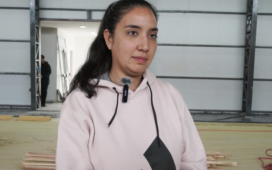 María Grasso recorrió los avances de la obra del nuevo albergue en el Rocha, el galpón “Distrito YCF” y el polideportivo municipal que será inaugurado pronto