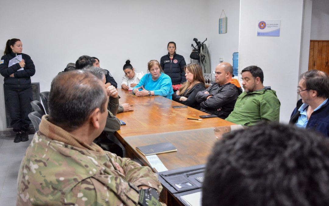 Se activó el COE en Santa Cruz por alerta de vientos extremos