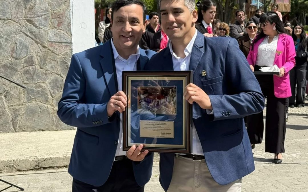 Pablo Grasso presente en el acto Aniversario de 28 de Noviembre