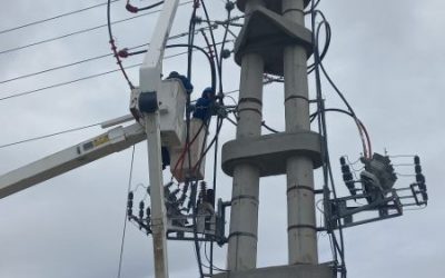 Concluyeron los trabajos de mantenimiento y mejoras en la red eléctrica de Río Gallegos