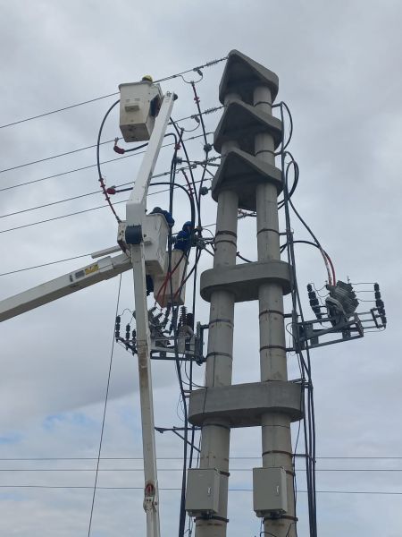 Concluyeron los trabajos de mantenimiento y mejoras en la red eléctrica de Río Gallegos