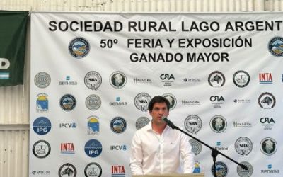 Hugo Garay inauguró la Expo Rural en El Calafate