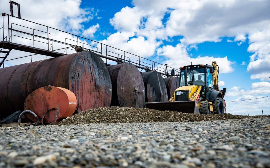 Equipamiento clave: Avanzan las tareas en la planta de asfalto del Municipio de Río Gallegos