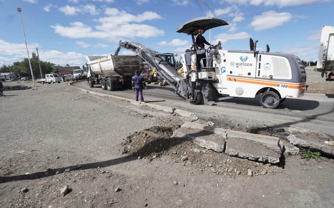 EL MUNICIPIO DE RÍO GALLEGOS AVANZA CON LA OBRA DE LA TRANSFORMACIÓN DE LA AUTOVÍA