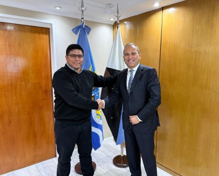 El Embajador de Portugal fue recibido por el gobernador Vidal durante su visita institucional a Santa Cruz