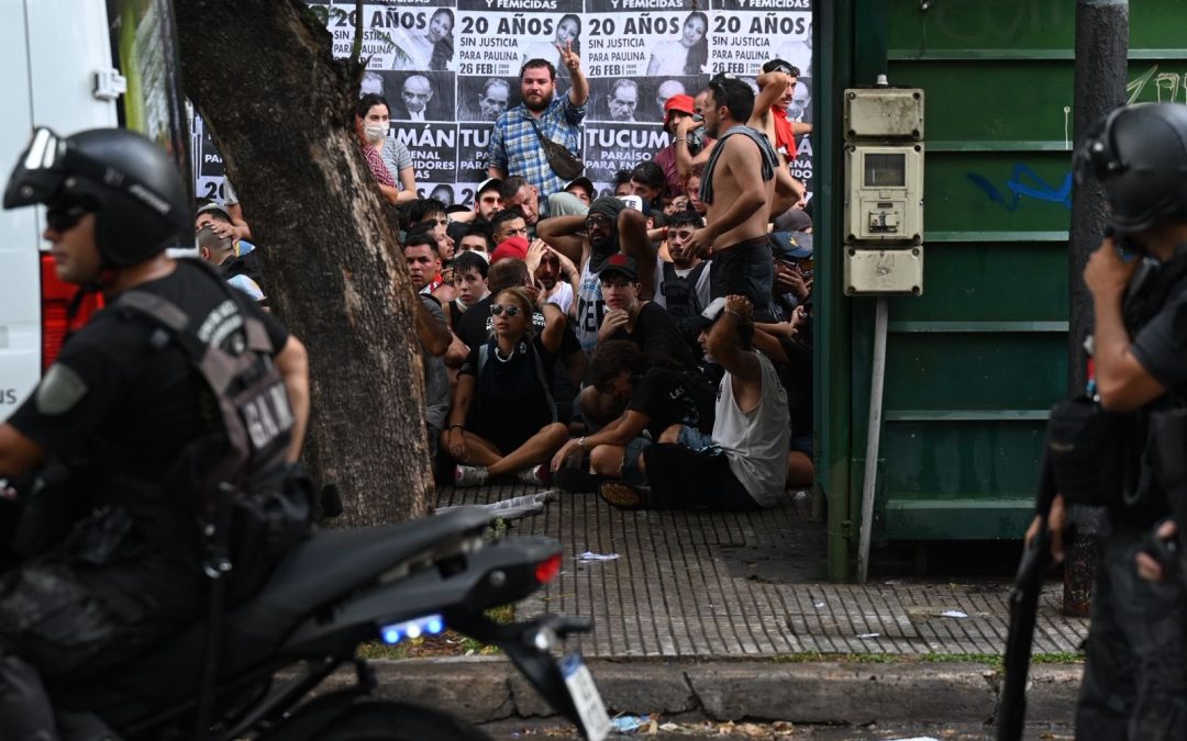 Jornada de protesta e incidentes contra la Reforma Laboral: El Gobierno activó protocolo antipiquete