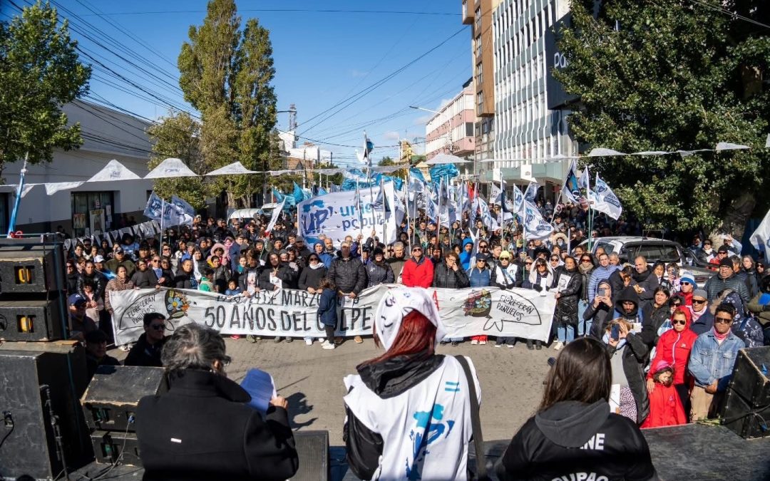 A 50 años del golpe de 1976, Río Gallegos reafirmó su compromiso con la Memoria por la Verdad y la Justicia