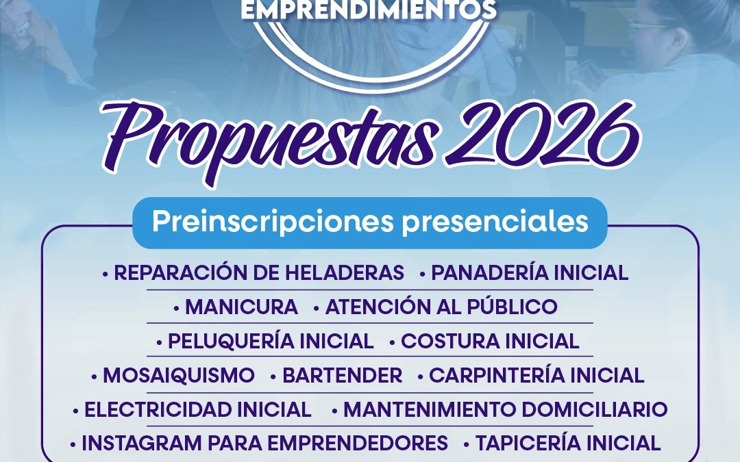 La Escuela de Oficios y Emprendimientos abre la preinscripción a más de 15 talleres para 2026