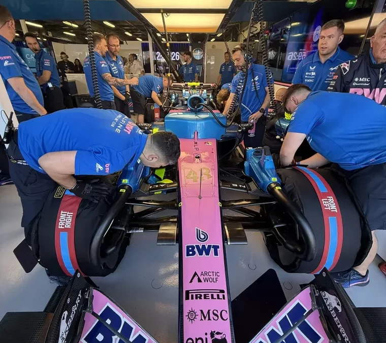 Alpine, con Gasly y Colapinto, arrancó las Libres muy lejos de la punta en Australia