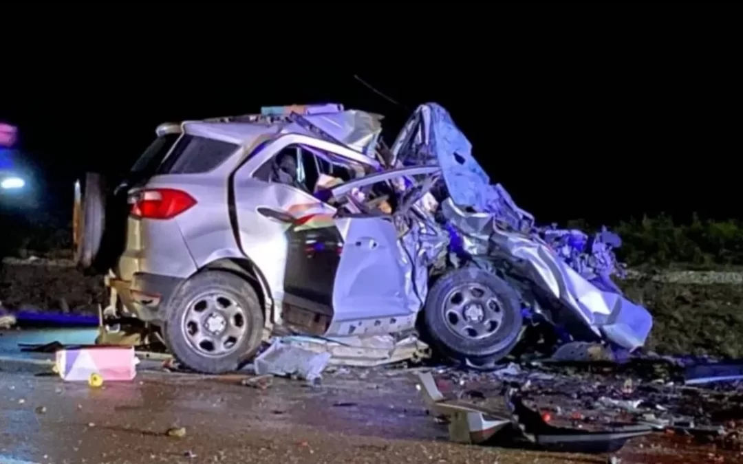 Tragedia en Ruta 3: La Toyota habría ido a toda velocidad entre la escarcha, el granizo y la oscuridad. Detuvieron al conductor