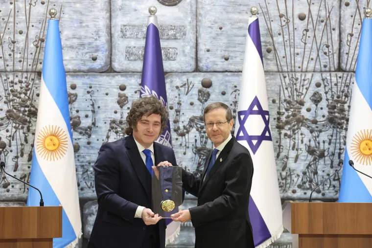 Javier Milei fue distinguido en Israel por «su claridad moral»