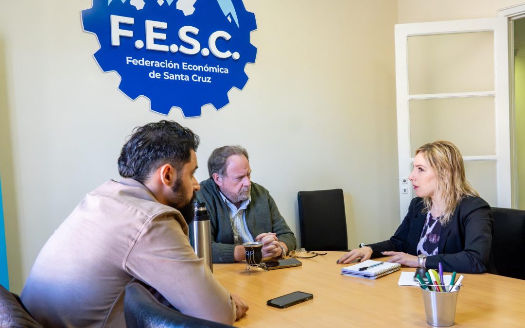 La diputada Moira Lanesan se reunió con el titular de la Federación Económica de Santa Cruz: “la situación de las PyME es crítica”