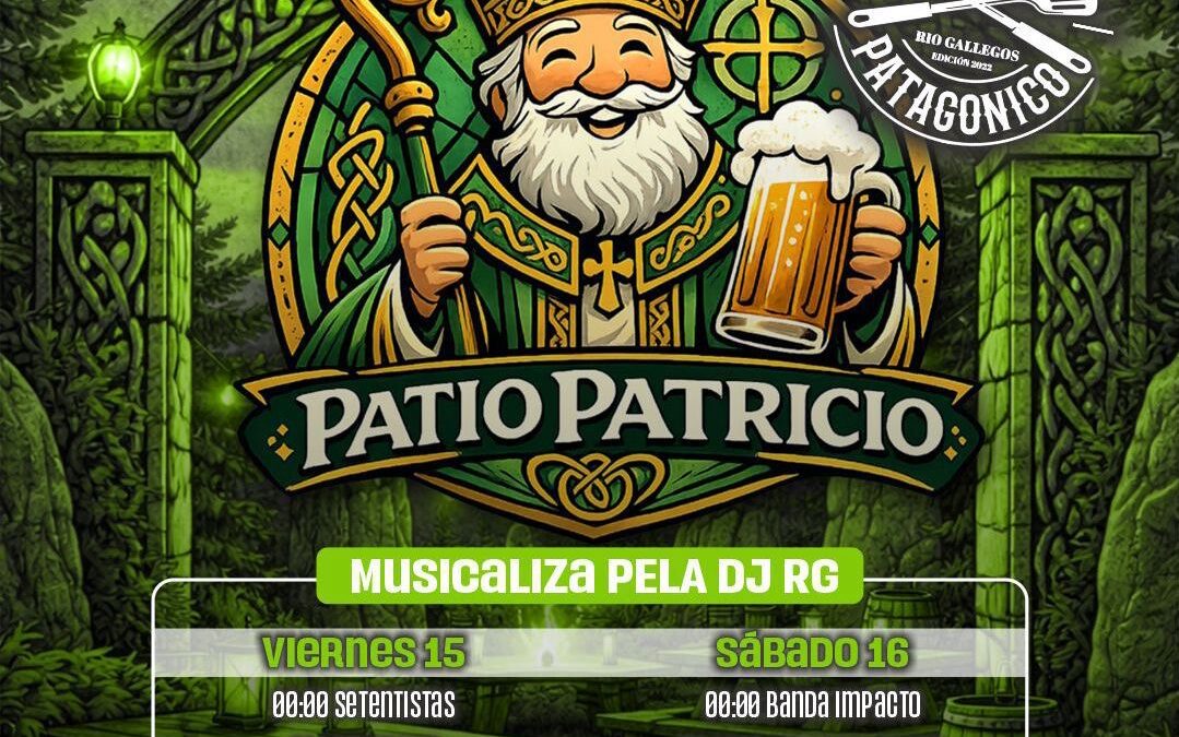 Con música en vivo, gastronomía y cervecerías locales, arranca este viernes el Patio Patricio en Río Gallegos