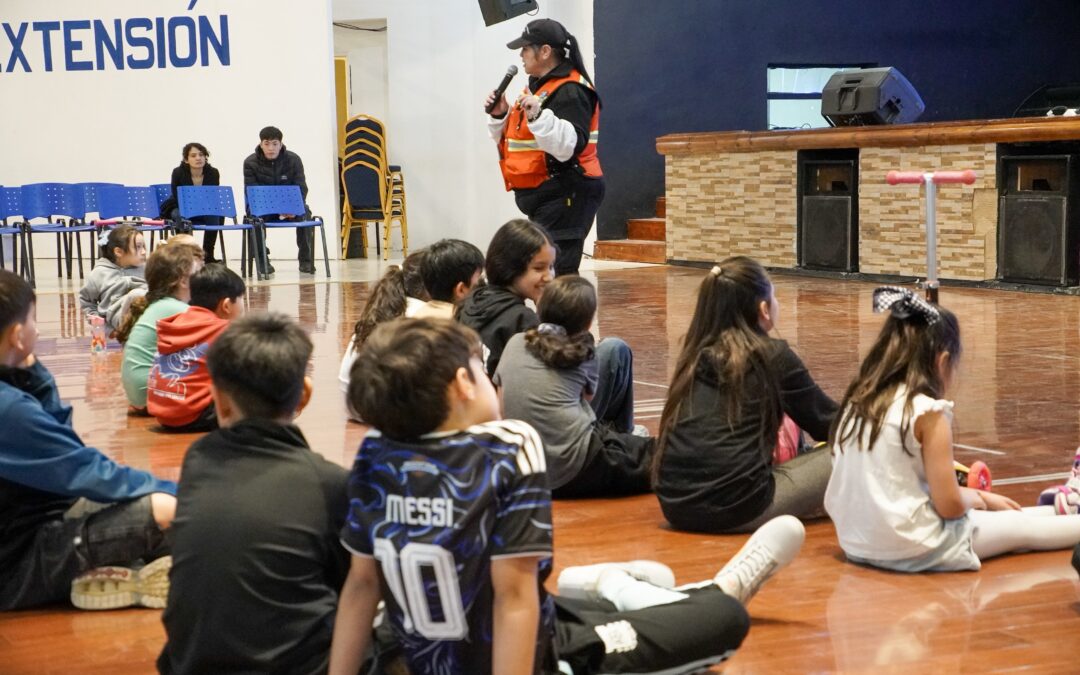 Municipio impulsa la educación vial para niños y niñas con actividades recreativas