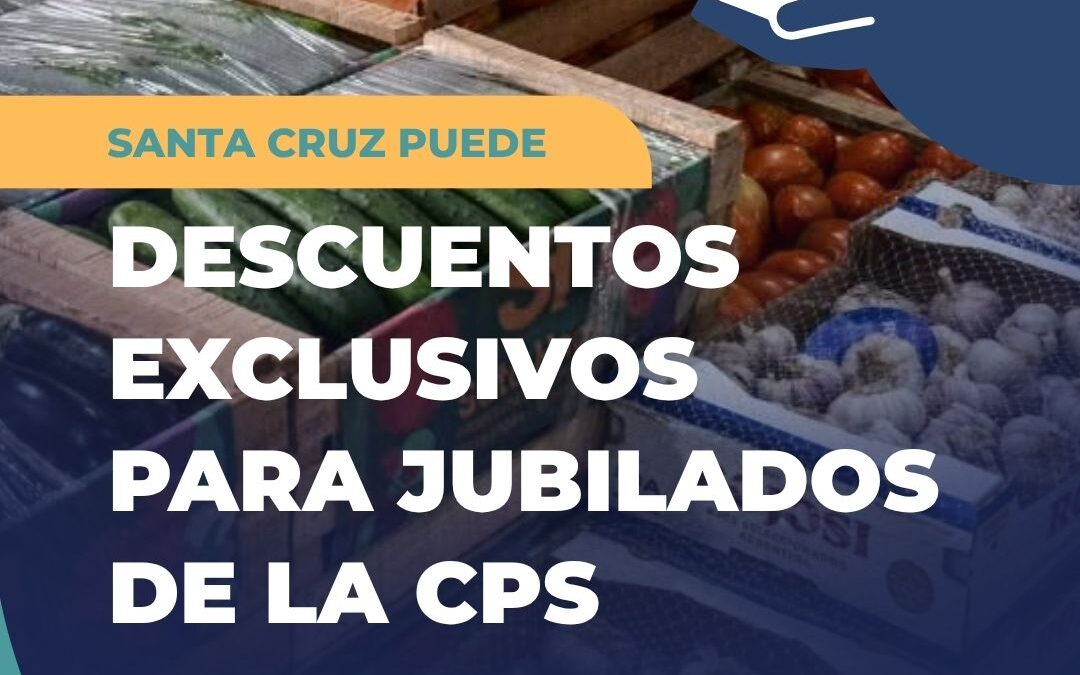 Jubilados y pensionados de la CPS accederán a descuentos en frutas y verduras