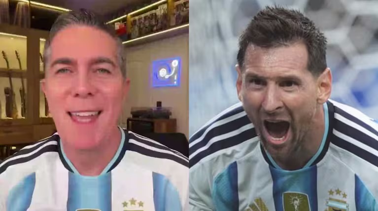 La excelente idea de Rodolfo Barili para saludar a Lio Messi en su cumpleaños. Nos sumamos, obvio.