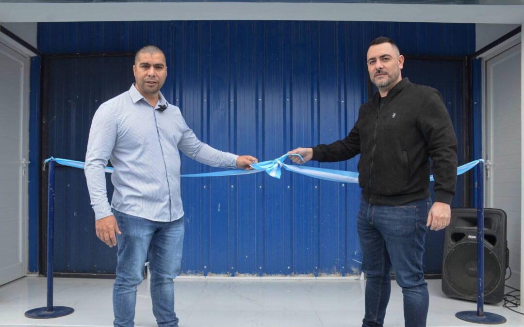 Güenchenen inauguró el nuevo Salón Multiespacio junto al Polideportivo David en Las Heras