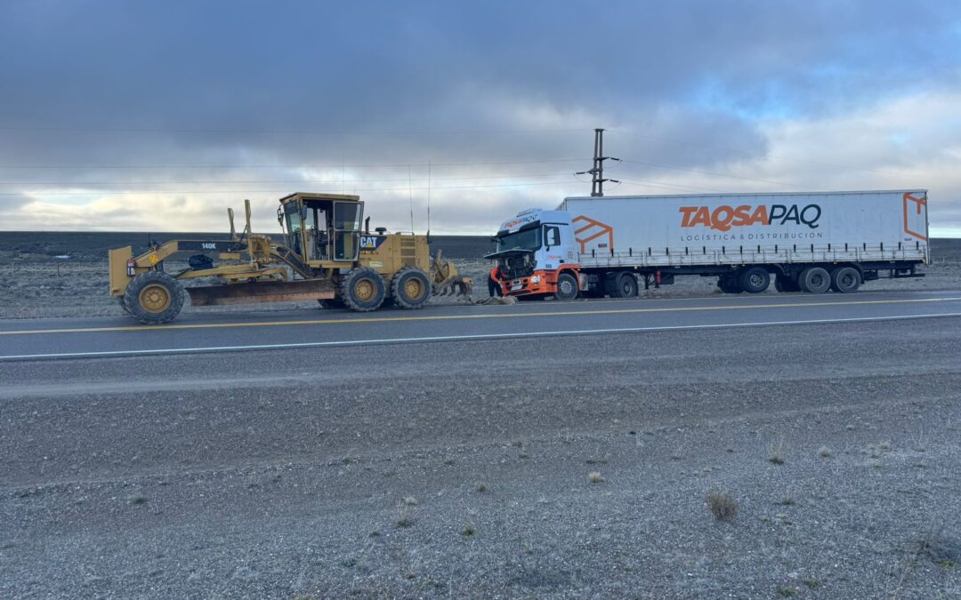 Vialidad Provincial asistió a transportistas en las rutas 281 y 47 por las condiciones climáticas