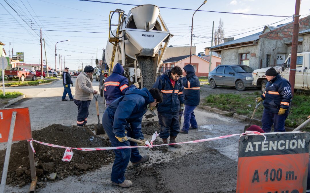 La Municipalidad de Río Gallegos intensifica los trabajos para mejorar la traza vial de la ciudad