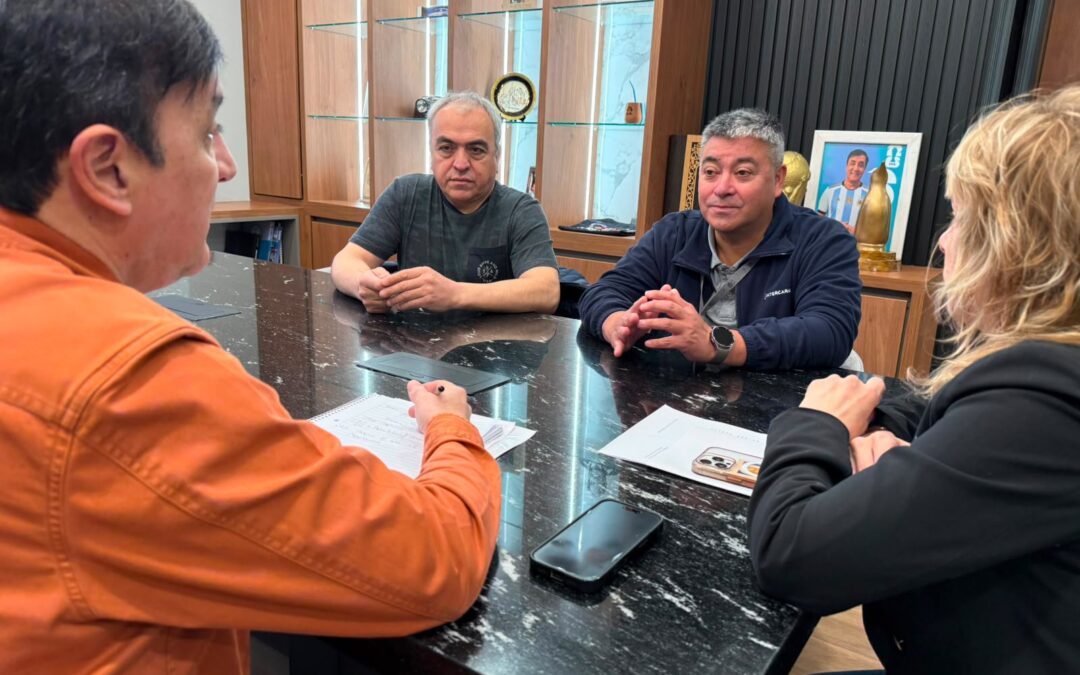 Pablo Grasso recibió a trabajadores de Intercargo: fuerte preocupación por el crecimiento del desempleo y el cierre de empresas