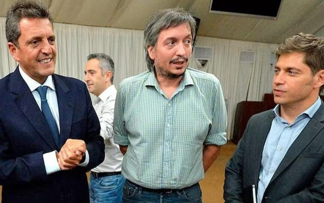 Kicillof, Massa y Máximo Kirchner se mostraron unidos, defensa de las PASO que Milei busca eliminar para el 2027