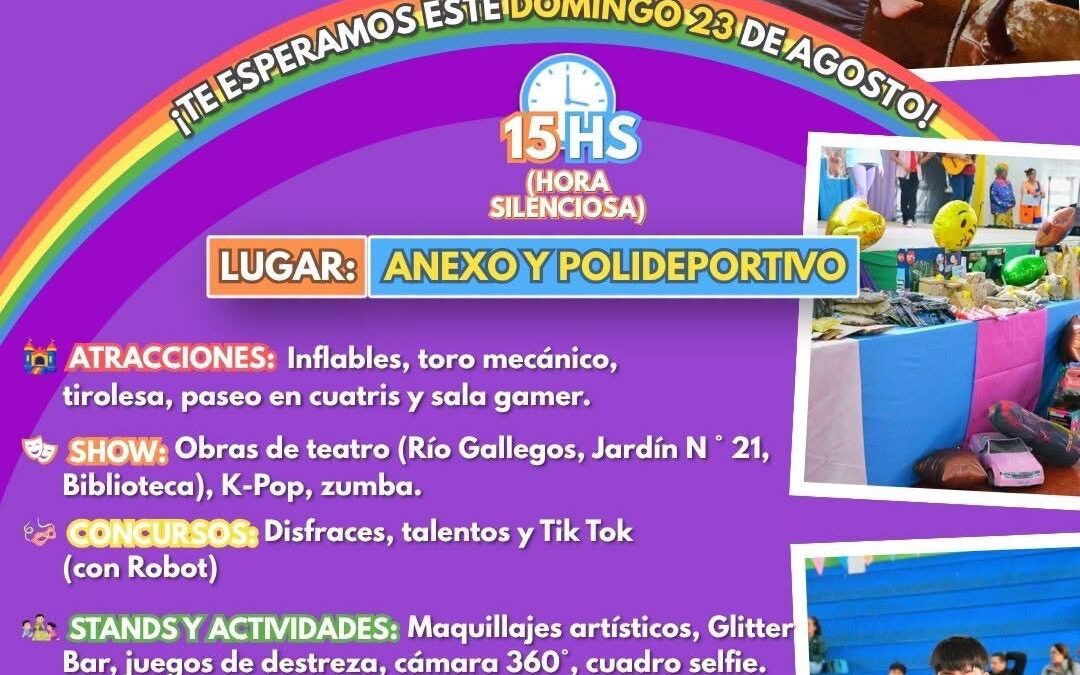 El Municipio de 28 de Noviembre prepara un Gran Festejo del Día del Niño para el domingo 23 de agosto