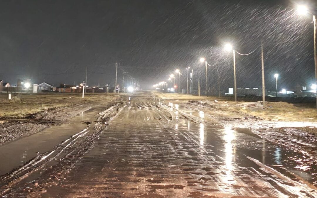 PLAN PROVINCIAL DE ALUMBRADO PÚBLICO  Río Gallegos: Durante el fin de semana continuaron los trabajos de instalación de lumiarias led en diferentes sectores