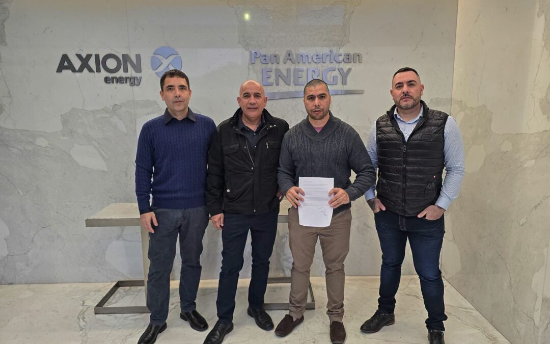 GÜENCHENEN SELLÓ CON PAE UN ACUERDO PARA QUE EL PLAN DE INVERSIÓN GENERE TRABAJO 100% SANTACRUCEÑO