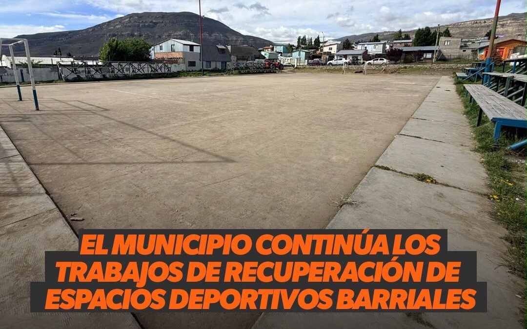 Municipalidad de El Calafate: “Vuelven las canchitas a los barrios!”